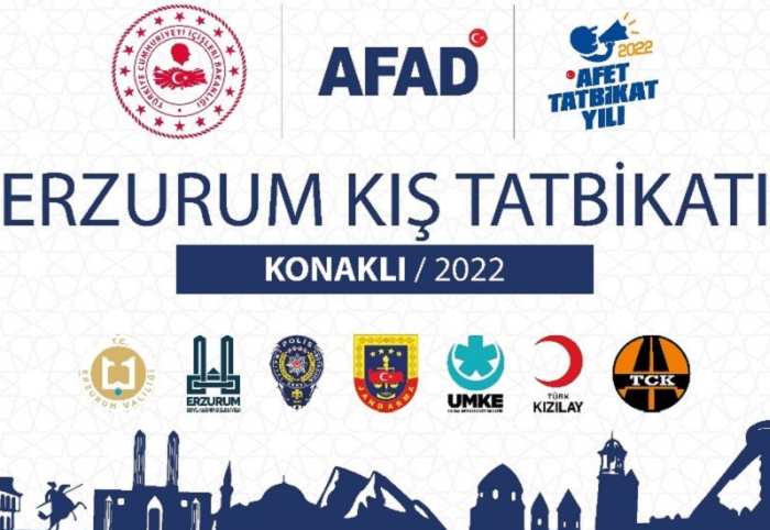 Afet Tatbikat Yılının İlk Tematik Tatbikatı: Erzurum 2022 Kış Tatbikatı