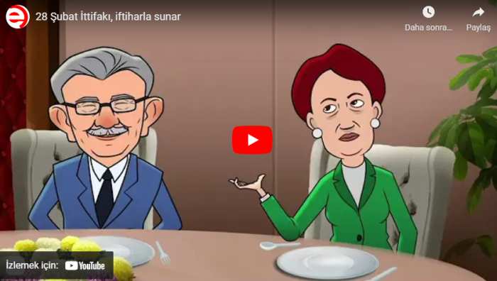 ALTI PARTİ LİDERİNİ ANLATAN ANİMASYON TREND OLDU