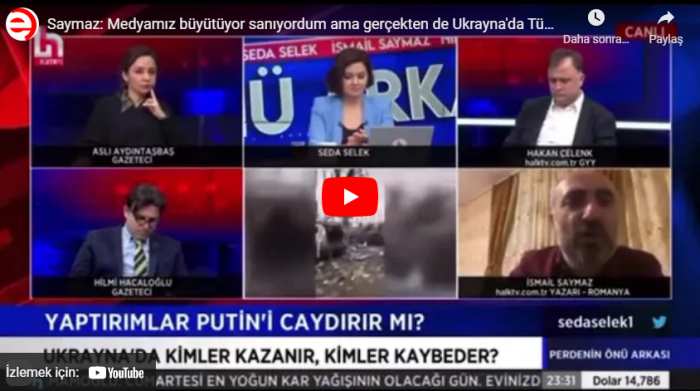 Saymaz: Medyamız büyütüyor sanıyordum ama gerçekten de Ukrayna’da Türk’üm deyince Bayraktar diyorlar