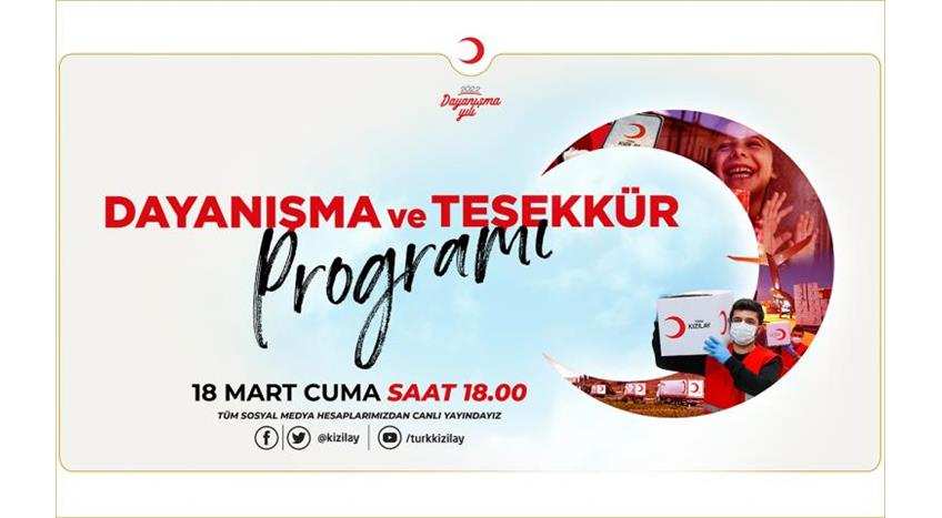 Kızılay’ın “Dayanışma ve Teşekkür Programı” Hayırseverleri Buluşturuyor