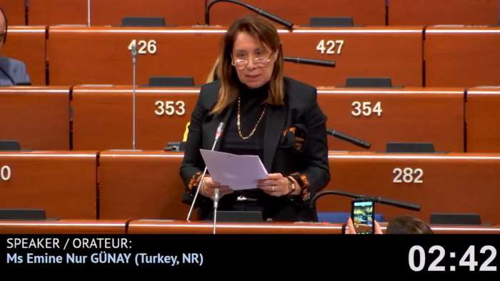 PROF. DR. GÜNAY AKPM OLAĞANÜSTÜ GENEL KURUL TOPLANTISINDA KONUŞTU