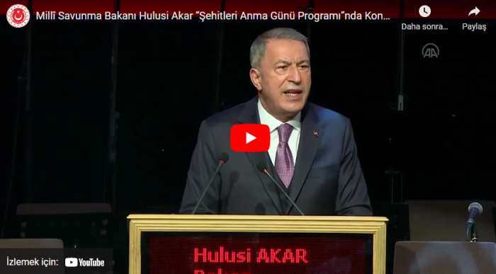 Millî Savunma Bakanlığında “Şehitleri Anma Günü Programı” Düzenlendi