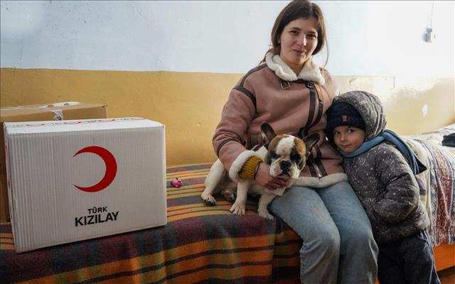 Kızılay Ukrayna İçlerindeki Yardım Çalışmalarını Sürdürüyor