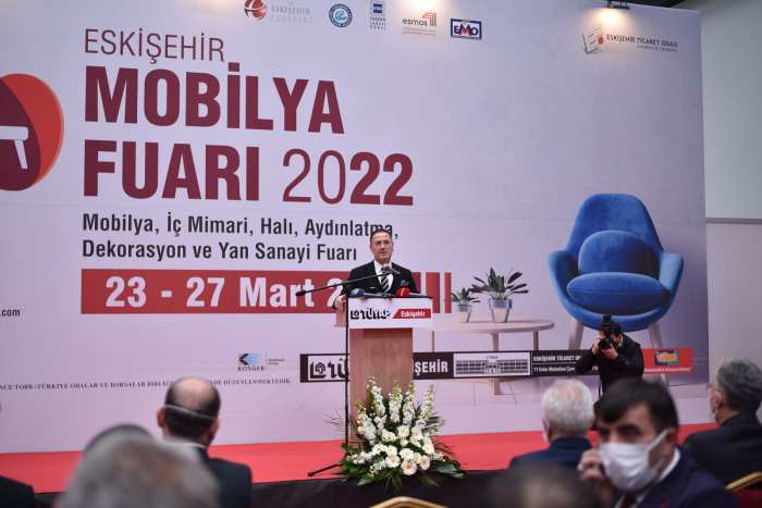 Mobilya sektörünün yeni rotası Eskişehir Mobilya Fuarı başladı