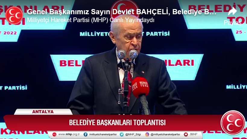MHP Lideri Bahçeli’den CHP’ye tepki: HDP ile hiçbir farkı kalmadı