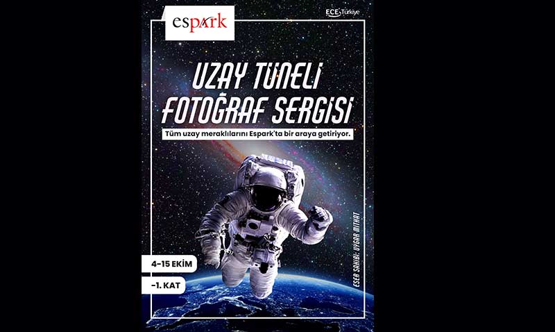 Uygar Mitat imzalı ’Uzay Tüneli’ sergisi4-15 Ekim’de Espark AVM’de