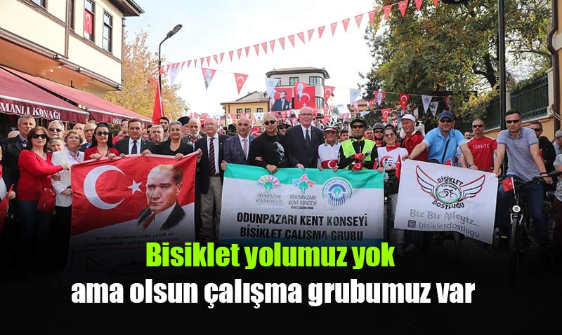 Bisiklet çalışma grubundan 100. yıl etkinliği