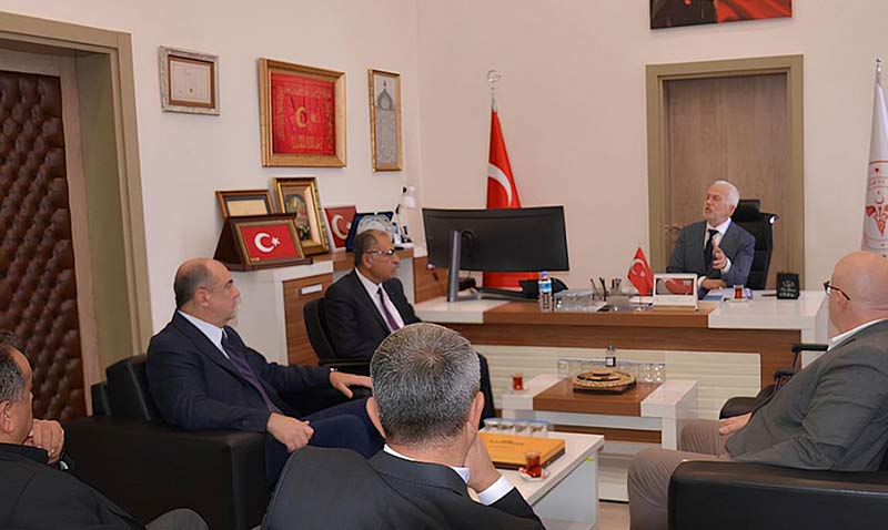 Sanayi odasından İl Sağlık Müdürü Yaşar Bildirici’ye hayırlı olsun ziyareti