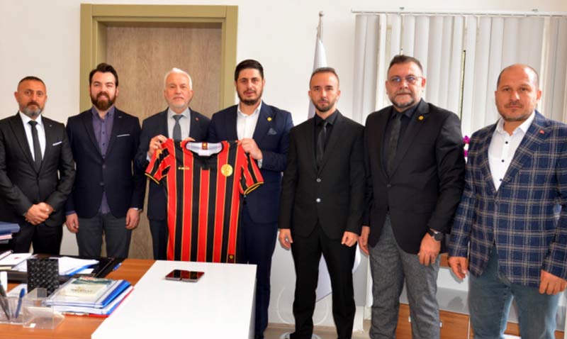 Eskiehirspor’dan il Salk Mdr Bildirici’ye hayrl olsun ziyareti
