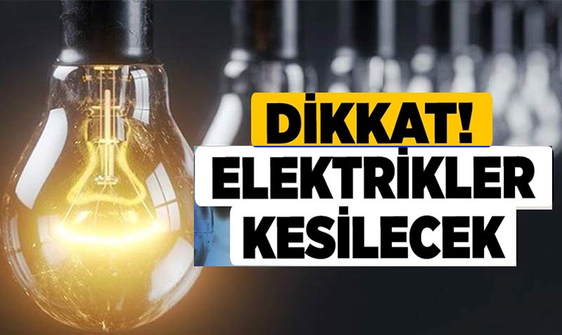 Eskişehir’de elektrik kesintisi