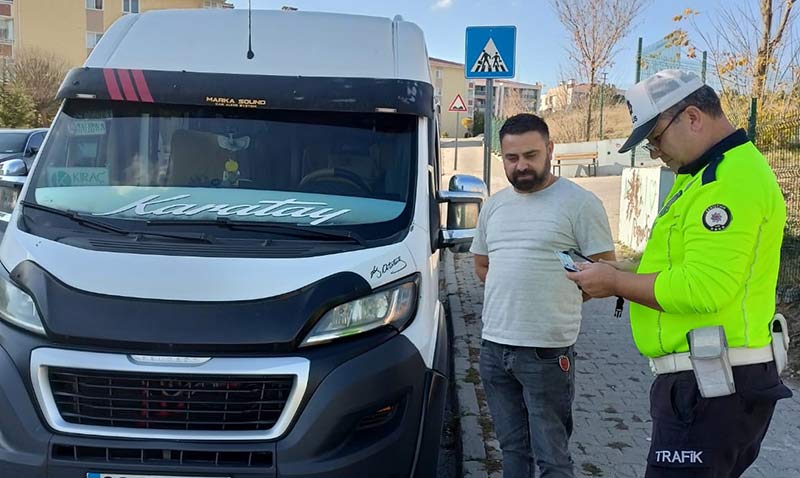 Eskiehirde Okul servis denetimleri devam ediyor