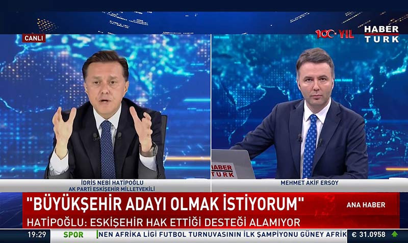 Nebi Hatipolu: Bykehir Belediye Bakan Aday olmak istiyorum