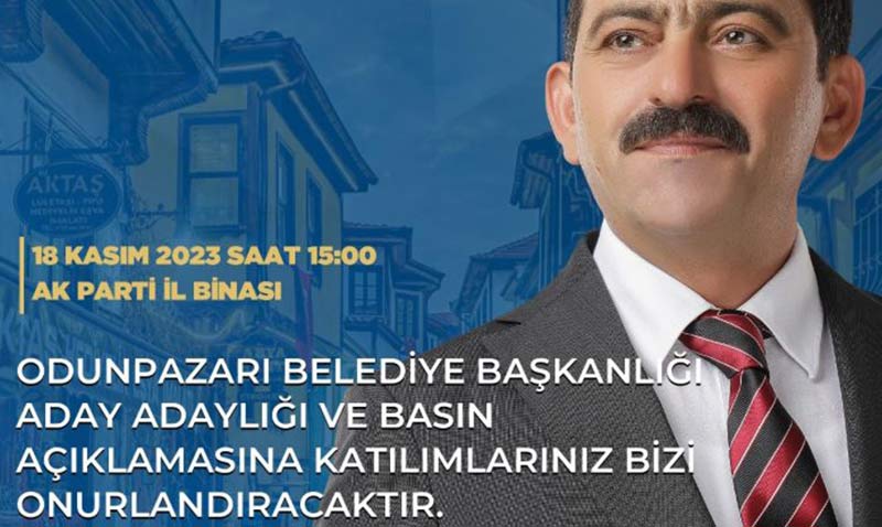 Murat Özcan Odunpazarı İçin Yarın Yola Çıkıyor