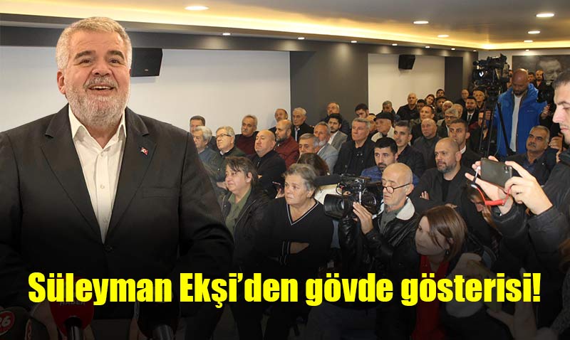 Sleyman Ekiden gvde gsterisi!