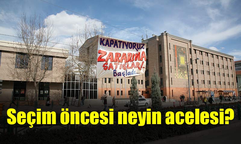 Büyükşehir Belediyesinden seçim öncesi büyük satış!