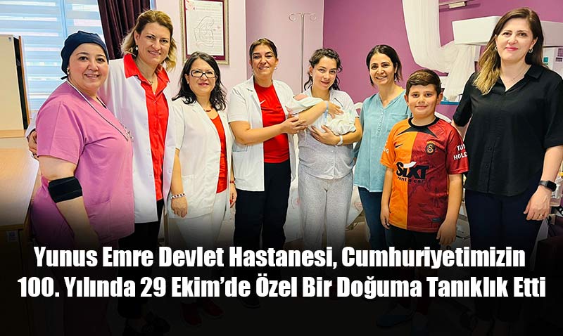 Cumhuriyetimizin 100. ylnn ilk bebei 