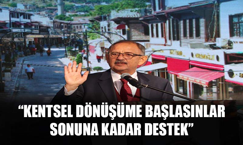 Bakandan muhalif belediyeler kentsel dnm ars