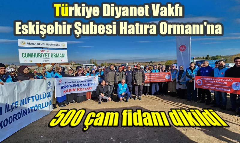 "Bir İyilik Bir Fidan" fidanlar toprakla buluştu