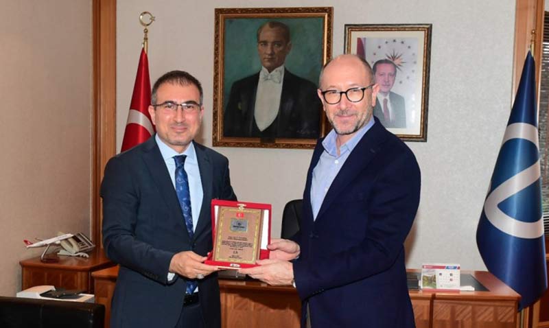 EkoAvrasya Vakfından Rektör Erdal’a ziyaret