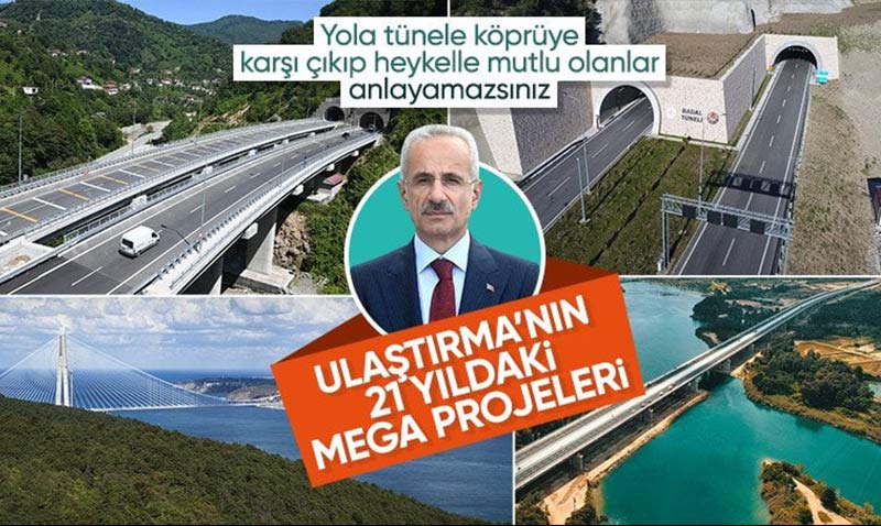 Trkiye, kpr ve tnellerle ulamda r at