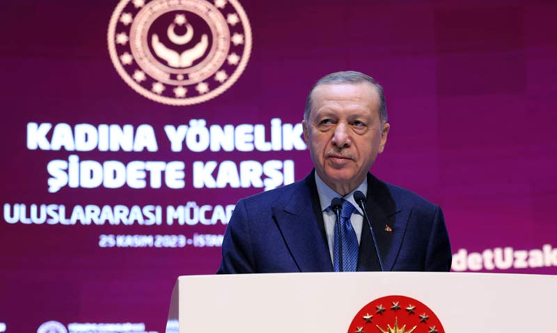Kadına yönelik şiddetle mücadeleyi temel politikamız hâline getirdik