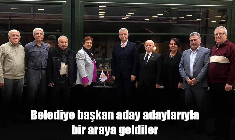 TKDES yesi Aday adaylaryla bir araya geldiler