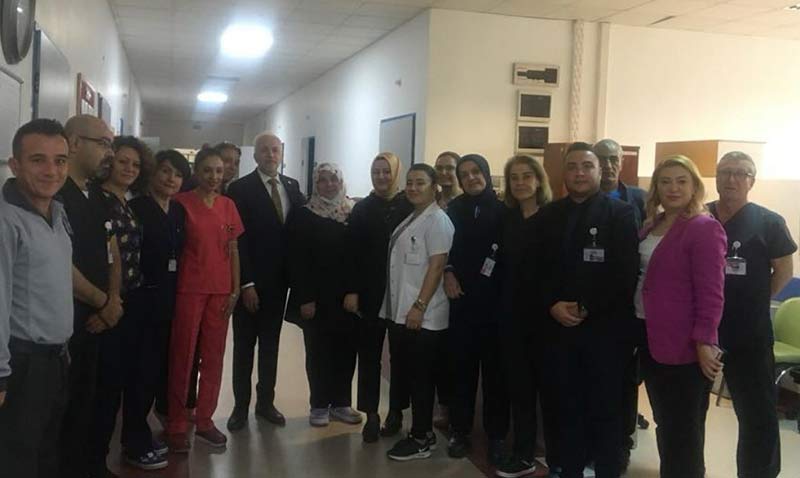 BİLDİRİCİ, Yunus Emre Devlet Hastanesi 2 Eylül Ek Hizmet Binası’nı Ziyaret Etti
