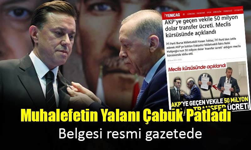 Muhalefetten ’50 milyon dolara vekillik’ yalan!