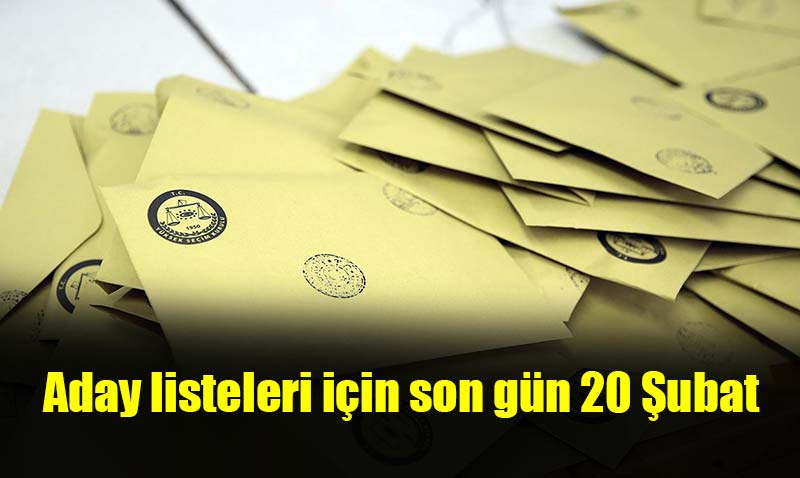 Yerel seçim takvimi belli oldu