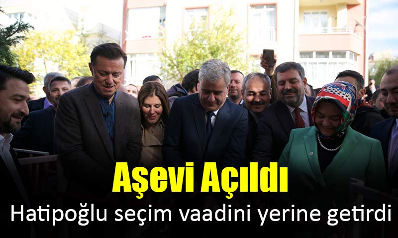 Nebi Hatipoğlu seçim vaadini gerçekleştirdi