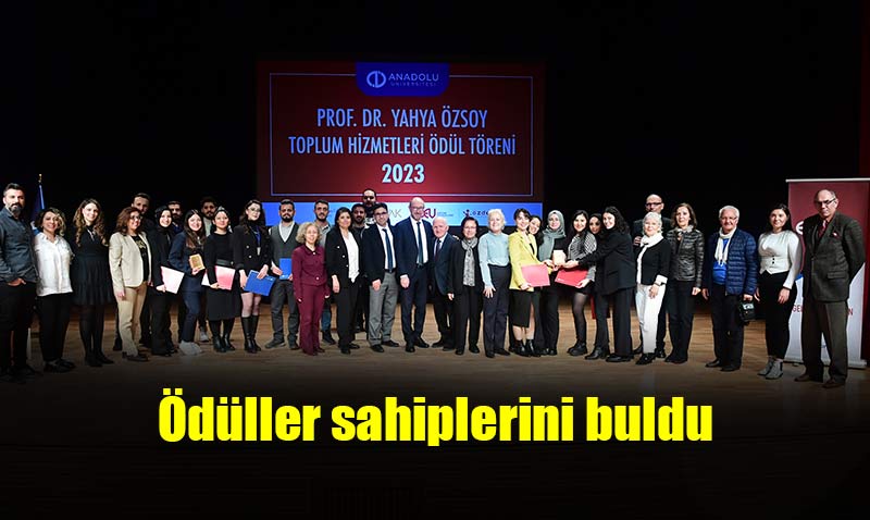 Prof. Dr. Yahya zsoy Toplum Hizmetleri dlleri sahiplerini buldu