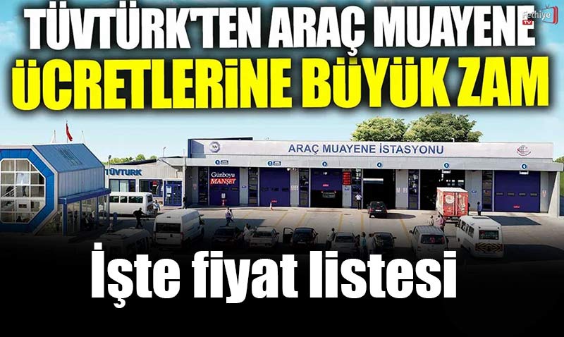 Ara muayene cretlerine cep yakacak