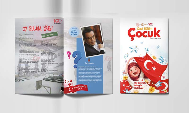 zel Eitim ocuk Dergisi, Cumhuriyetin 100. Ylnda zel Saysyla Yaynda