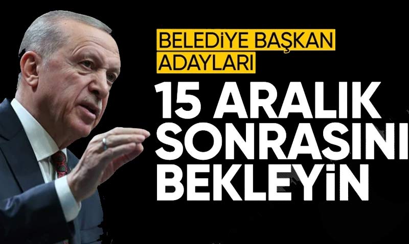 Cumhurbakan Erdoan’dan yerel seim aklamas