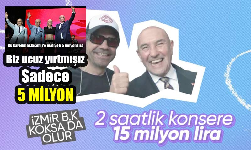 Belediyelere kim dur diyecek! 2 saatlik konresi 15 milyon