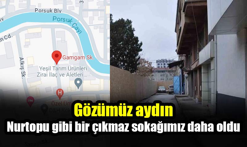 Eskiehir’de bir sokamz da kmaz sokak oldu