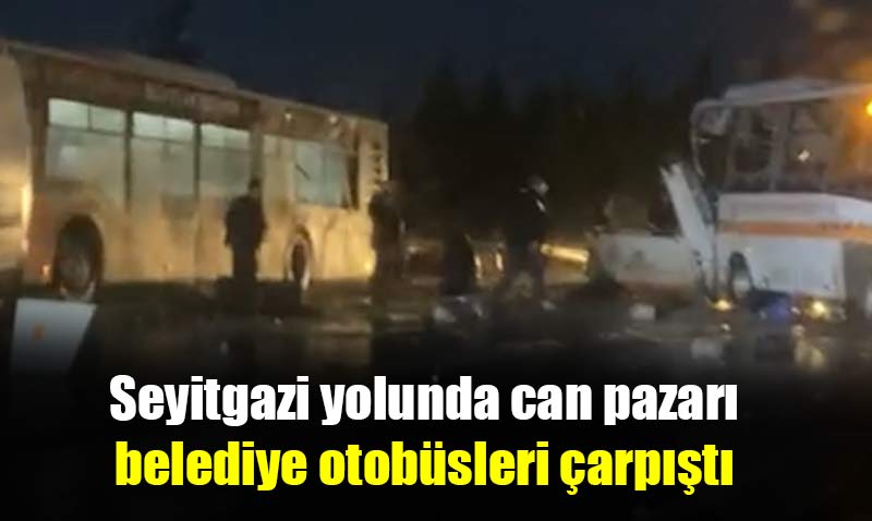 Seyitgazi yolunda kaza