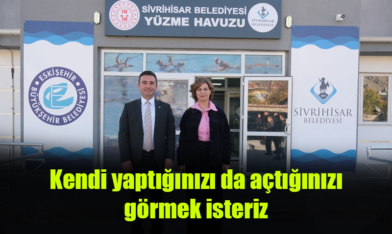 Gençlik ve Spor Bakanlığı tarafından yapılan yüzme havuzu açıldı