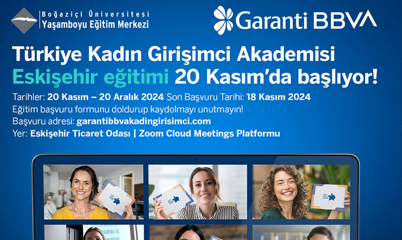 TÜRKİYE KADIN GİRİŞİMCİ AKADEMİSİ’NİN ESKİŞEHİR EĞİTİMLERİ BAŞLIYOR