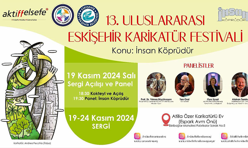 KARİKATÜR İLE FELSEFENİN ESKİŞEHİR BULUŞMASI BAŞLIYOR