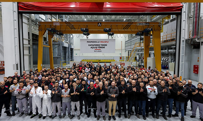 Anadolu Isuzu’nun Full Kataforez Tesisi Açıldı