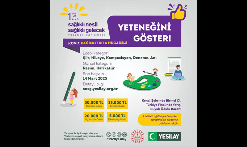 13. SALIKLI NESL SALIKLI GELECEK YARIMA BAVURULARI BALADI