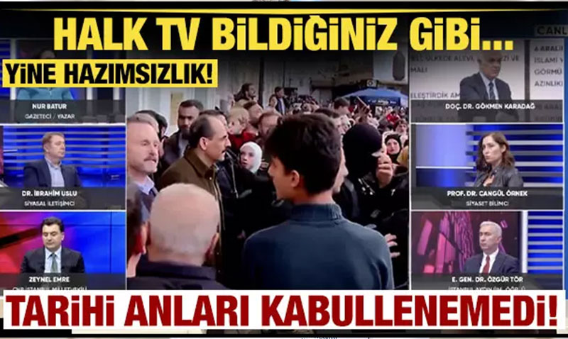 Halk Tv bildiğiniz gibi...Emevi Camii’ndeki şükür namazı hazımsızlığı pes dedirtti