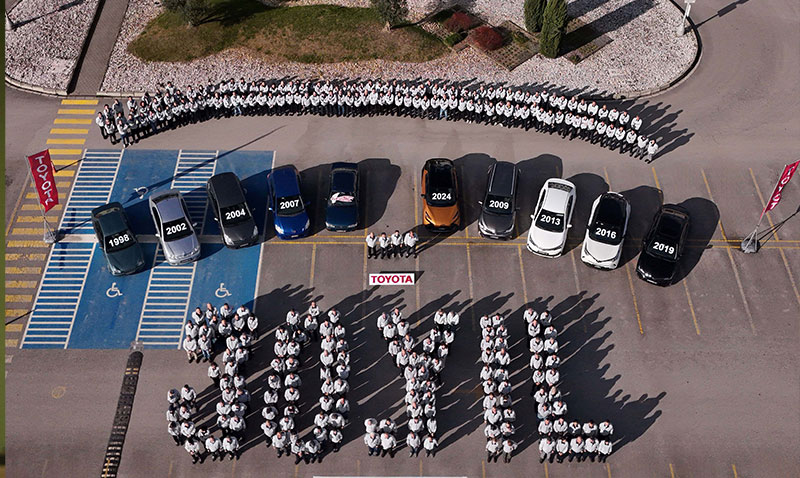 Toyota Türkiye, 30 yılda 3 milyon 700 bin adet otomobil üretti