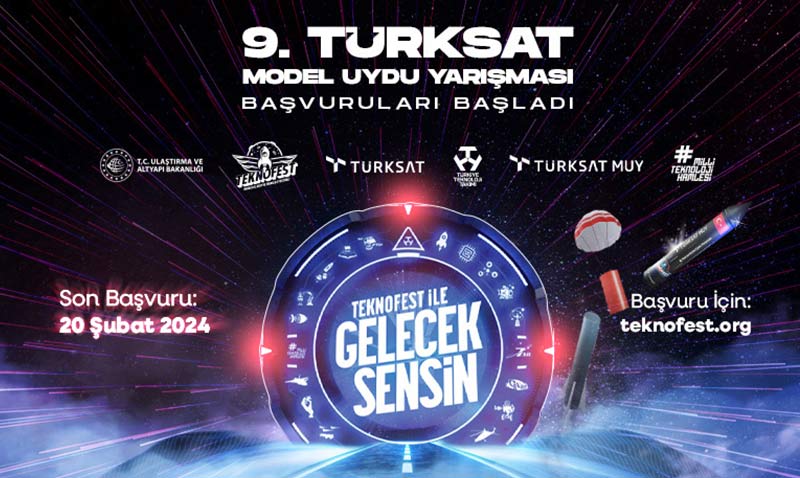 9. Trksat Model Uydu Yarmas in Bavurular Balad