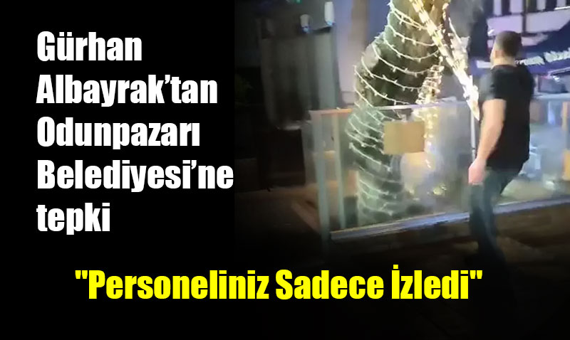 Alkollü saldırgana zabıta neden müdahale etmeyip izledi?