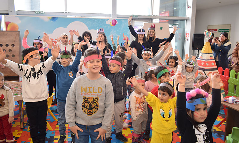 Özdilek Eskişehir ‘De Yarıyıl Tatiline Özel Kızılderili Köyü
