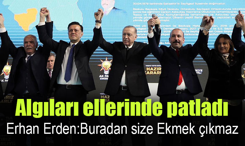 Seyitgazi’de Erhan Erden’nin ayak sesleri rakiplerini rahatsız etti