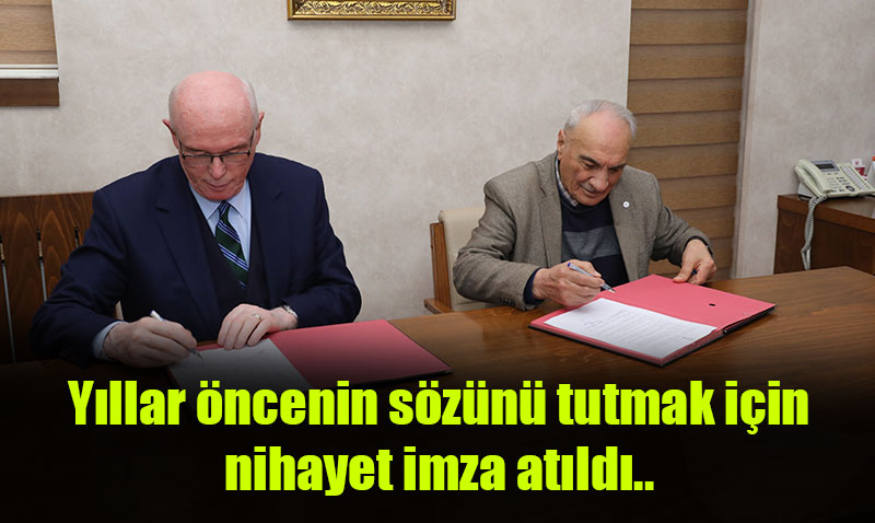 Gündoğdu’ya cem ve kültür evi yapmak için ESASDER ile ön protokol imzalandı