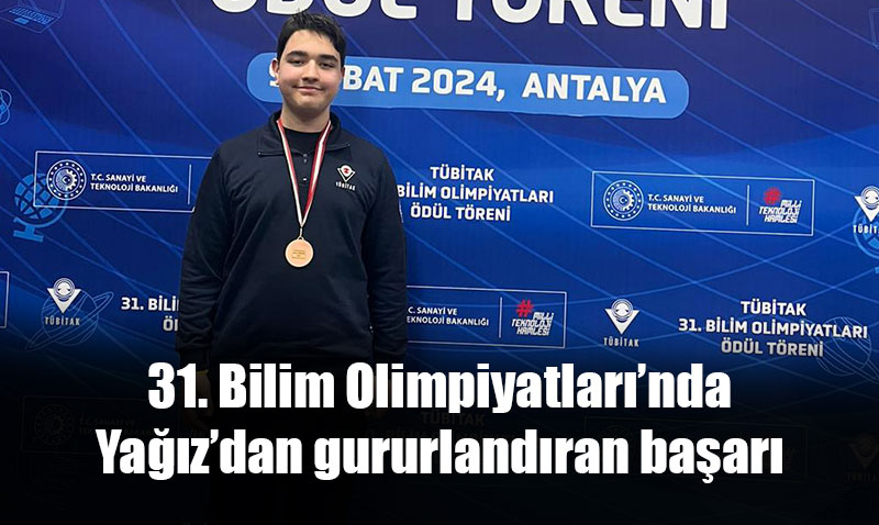 Eskişehirli Yağız Matematik Alanında Aldığı Madalya ile gurulandırdı